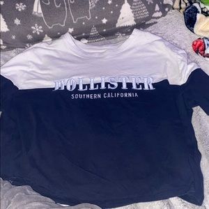 Long-Sleeve Hollister Crop Top.